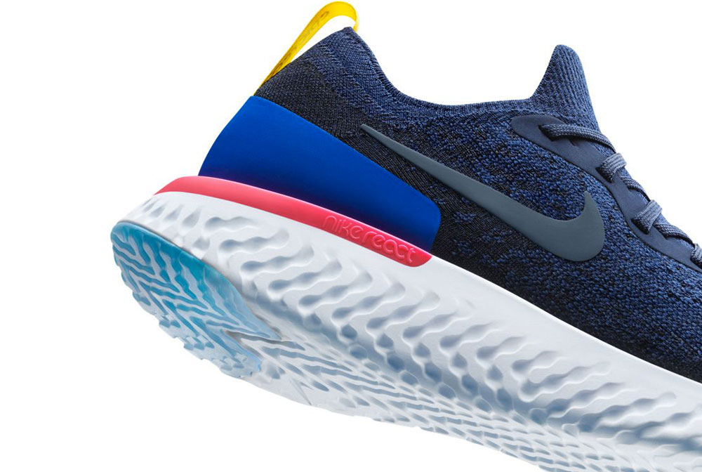 nike epic react flyknit femme argent